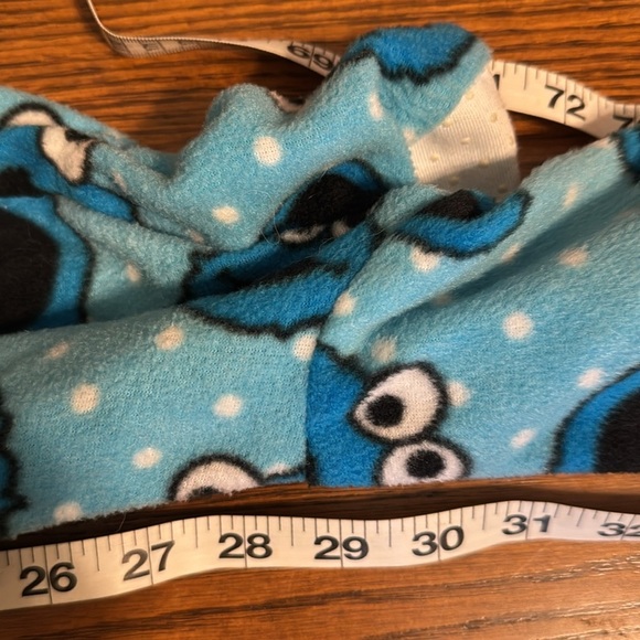 Cookie Monster Onesie Pajamas For Adult & Teens, Size XL - Picture 10 of 10